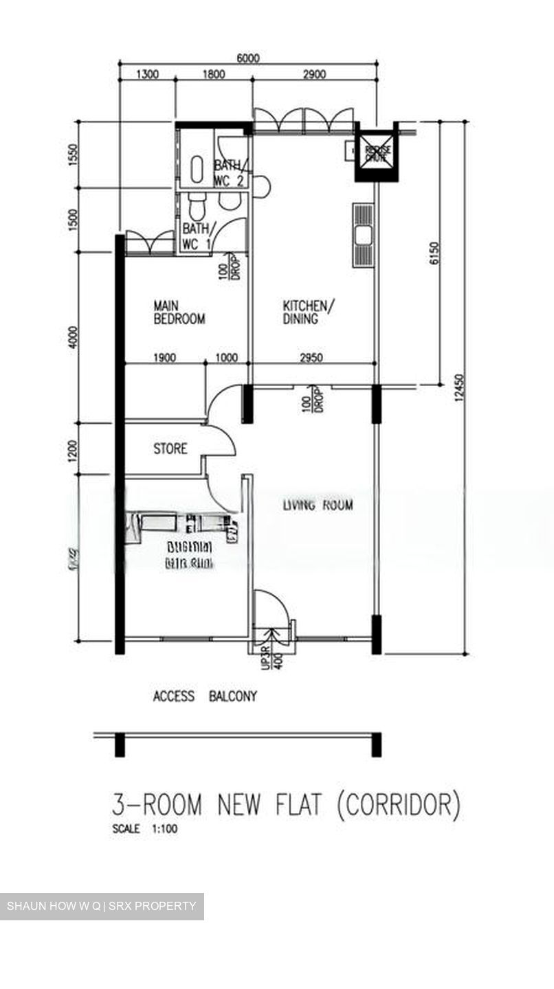 Blk 356 Hougang Avenue 7 (Hougang), HDB 3 Rooms #417505981